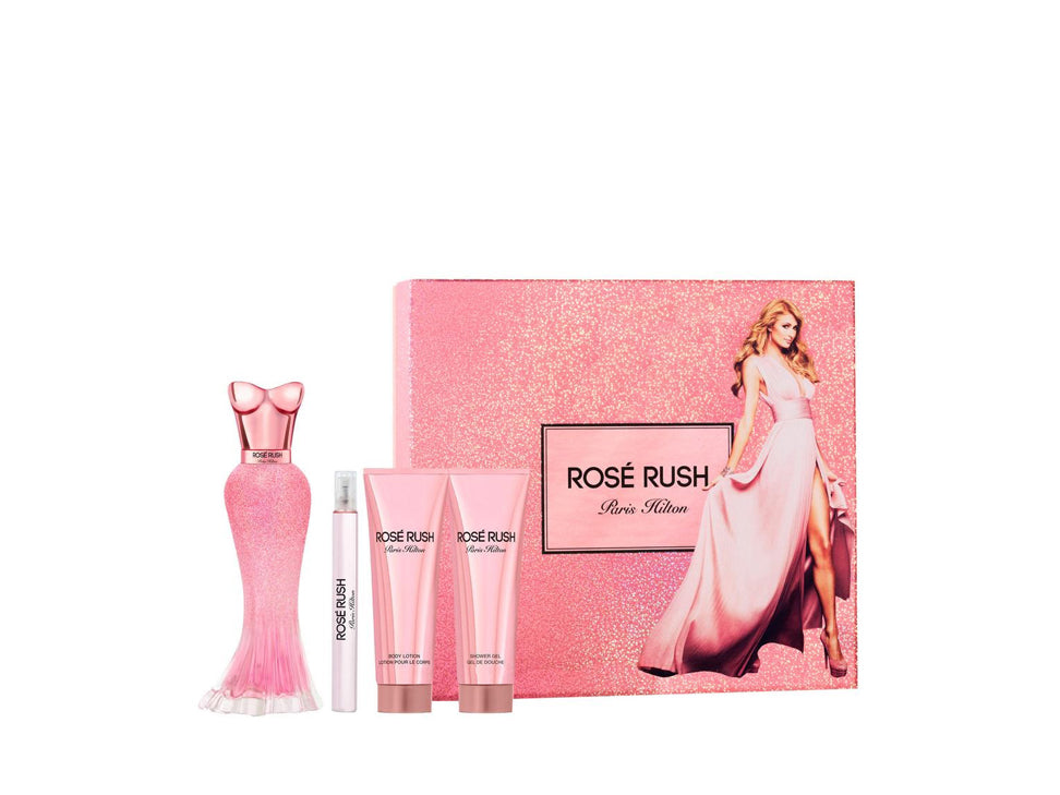 Set Rose Rush De Paris Hilton - 4 Piezas
