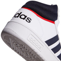 Tenis adidas Hoops 3.0 Mid White Vivid Red